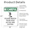 Signmission Safety Culture Sign, 18 in Width, Aluminum, Rectangle OS-2PACK-BC-A-1824-V-10129 - alternate 2